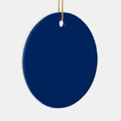 US Blauw Keramisch Ornament (Rechts)