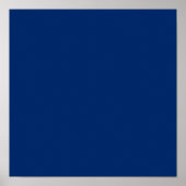 US Blauw Poster (Voorkant)