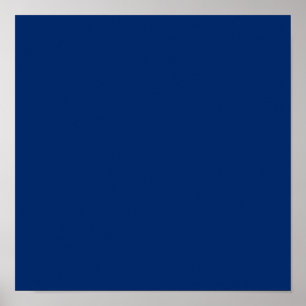 US Blauw Poster