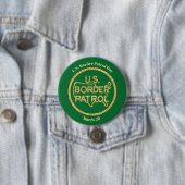 US Border Patrol Day Gold Logo Button (In situ)