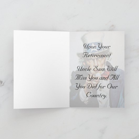 US Border Patrol Retirement Kaart (Binnen)