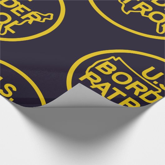 US Border Patrol Seal Cadeaupapier (Hoek)