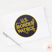 US Border Patrol Seal Ronde Sticker (Envelop)