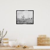 US Brooklyn, Navy, Battleship,  Poster (Keuken)