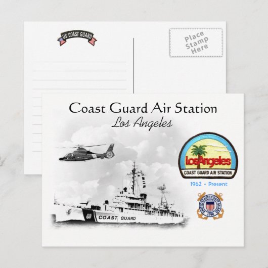 US.C.G. Air Los Angeles, Californië Briefkaart (Voorkant / Achterkant)