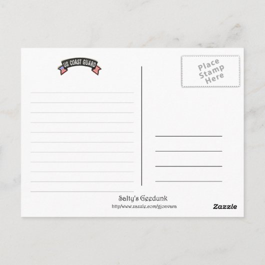 US.C.G. Air Los Angeles, Californië Briefkaart (Achterkant)