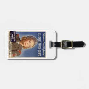 US Cadet Nurse Corps Bagagelabel