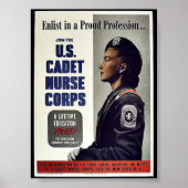 US Cadet Nurse Corps Poster (Voorkant)