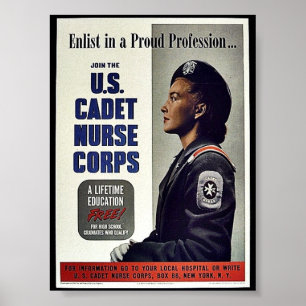 US Cadet Nurse Corps Poster