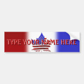 US Canada Bumpersticker US Flag Canada Stickets (Voorkant)
