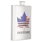 US Canada Flask Custom USA Canada Flag Drink Flask Flacon (Rechts)