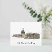 US Capital Building: Washington DC Briefkaart (Staand voorkant)