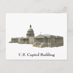 US Capital Building: Washington DC Briefkaart