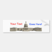 US Capital Building: Washington DC Bumpersticker (Voorkant)