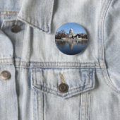 US Capitol afbeelding winterbouw Ronde Button 5,7 Cm (In situ)
