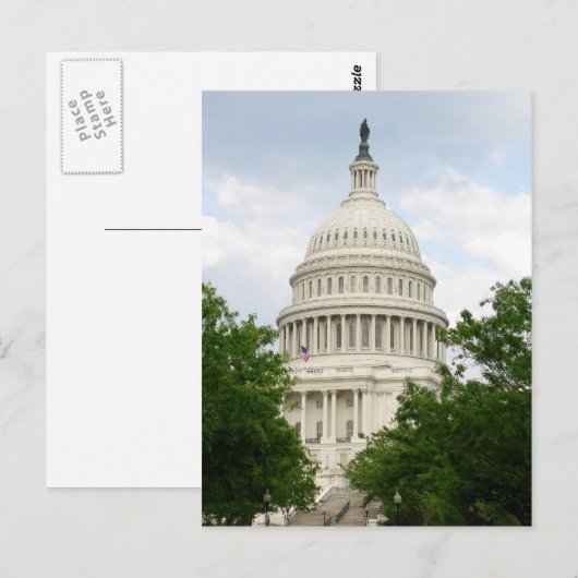 US Capitol Building Briefkaart (Voorkant / Achterkant)