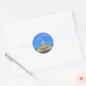 US Capitol Building East Side Ronde Sticker (Envelop)