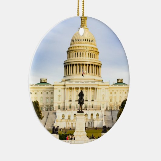 US Capitol Building Keramisch Ornament (Rechts)