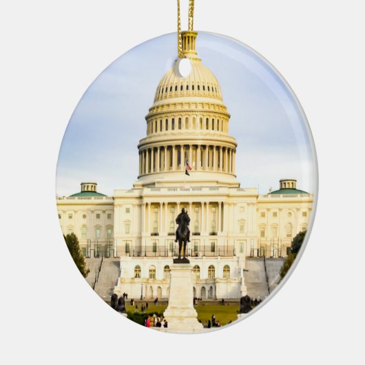 US Capitol Building Keramisch Ornament (Links)