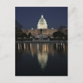 US Capitol Building Night Briefkaart (Voorkant)