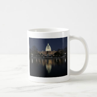 US Capitol Building Night Koffiemok