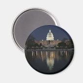 US Capitol Building Night Magneet (Voorkant / Achterkant)