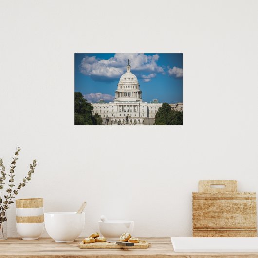 US Capitol Building Poster (Keuken)