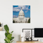 US Capitol Building Poster (Thuiskantoor)