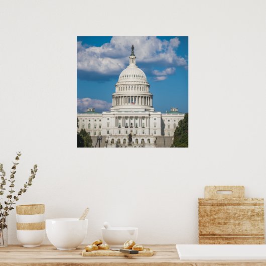 US Capitol Building Poster (Keuken)