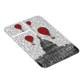 US Capitol Building Red Hot Air Luchtballonnen Magneet (Rechterzijde)