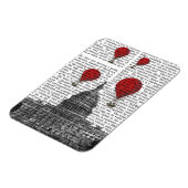 US Capitol Building Red Hot Air Luchtballonnen Magneet (Linkerzijde)