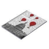 US Capitol Building Red Hot Air Luchtballonnen Notitieboek (Linkerzijde)