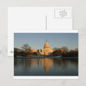 US Capitol Building Sunset Briefkaart (Voorkant / Achterkant)