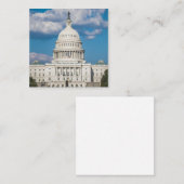 US Capitol Building Vierkante Visitekaartje (Voorkant / Achterkant)