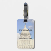 US Capitol Building, Washington DC, VS Bagagelabel (Achterkant verticaal)