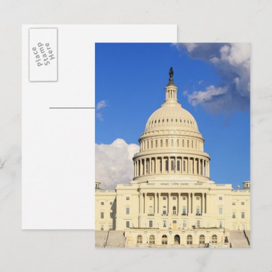 US Capitol Building, Washington DC, VS Briefkaart (Voorkant / Achterkant)