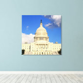 US Capitol Building, Washington DC, VS Canvas Afdruk (Insitu (Houten vloer))