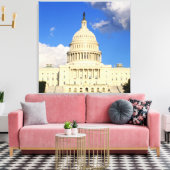 US Capitol Building, Washington DC, VS Canvas Afdruk (Insitu (Woonkamer))