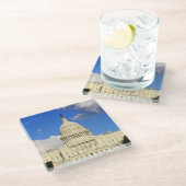 US Capitol Building, Washington DC, VS Glazen Onderzetter (Schuin)