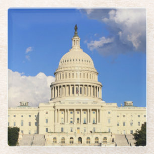 US Capitol Building, Washington DC, VS Glazen Onderzetter