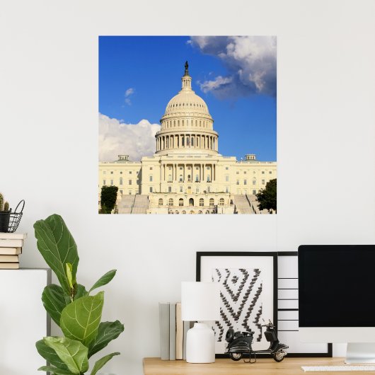 US Capitol Building, Washington DC, VS Poster (Thuiskantoor)