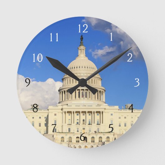 US Capitol Building, Washington DC, VS Ronde Klok (Voorkant)