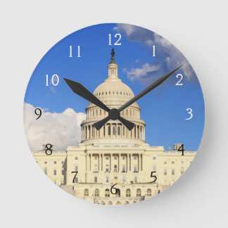 US Capitol Building, Washington DC, VS Ronde Klok
