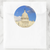 US Capitol Building, Washington DC, VS Ronde Sticker (Tas)