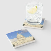 US Capitol Building, Washington DC, VS Stenen Onderzetter (Zijkant)