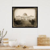 US Capitol DC Daguerreotype 1846 Poster (Keuken)