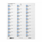 US Capitol Dome in Washington DC Etiket (Full Sheet)