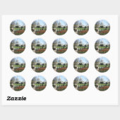 US Capitol-gebouw Ronde Sticker (Vel)