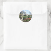 US Capitol-gebouw Ronde Sticker (Tas)