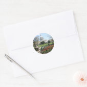 US Capitol-gebouw Ronde Sticker (Envelop)